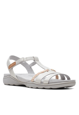 Clarks Сандали Amanda Tealite 26171126 Бял - Pepit.bg