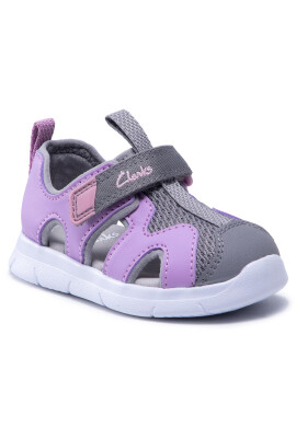 Clarks Сандали Ath Surf T 261566516 Виолетов - Pepit.bg