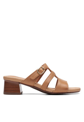 Clarks Сандали Desirae Palm 26171179 Кафяв - Pepit.bg