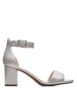 Clarks Сандали Deva Mae 26172737 Сребрист - Pepit.bg