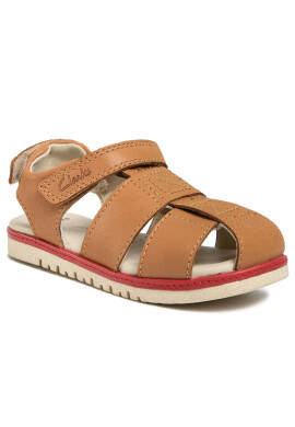 Clarks Сандали Frances Sun K 261506557 Кафяв - Pepit.bg