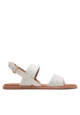 Clarks Сандали Karsea Strap 26171875 Бял - Pepit.bg
