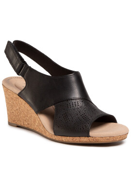 Clarks Сандали Lafley Joy 261454214 Черен - Pepit.bg