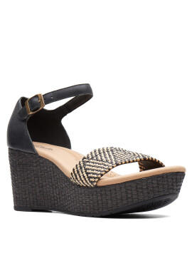 Clarks Сандали Rose Ease 26171324 Черен - Pepit.bg