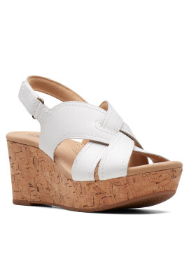 Clarks Сандали Rose Erin 26171306 Бял - Pepit.bg