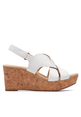 Clarks Сандали Rose Erin 26171306 Бял - Pepit.bg