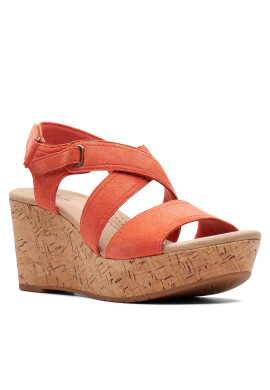 Clarks Сандали Rose Way 26171317 Червен - Pepit.bg