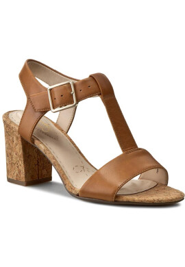Clarks Сандали Smart Deva 261176914 Кафяв - Pepit.bg