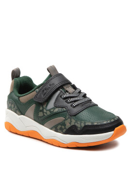 Clarks Сникърси Clowder Run K 261661117 S Зелен - Pepit.bg