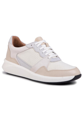 Clarks Сникърси Un Rio Run 261505234 Бял - Pepit.bg