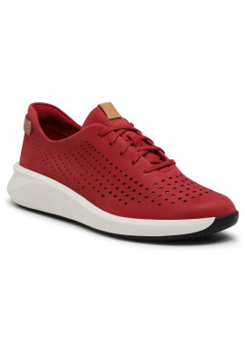 Clarks Сникърси Un Rio Tie 261487184 Червен - Pepit.bg