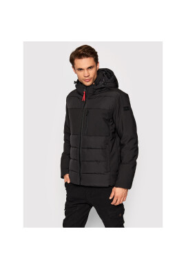 CMP Пухено яке 31K2987 Черен Regular Fit - Pepit.bg
