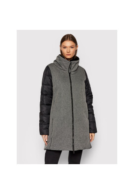 CMP Пухено яке 31K3066 Черен Regular Fit - Pepit.bg