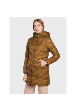 CMP Пухено яке 32K3036 Кафяв Regular Fit - Pepit.bg