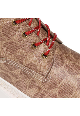 Coach Боти Ainsely Coated Canva CD216 Кафяв - Pepit.bg