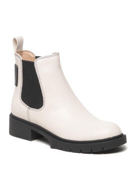 Coach Боти тип челси Lyden Leather Bootie G5488 Бял - Pepit.bg