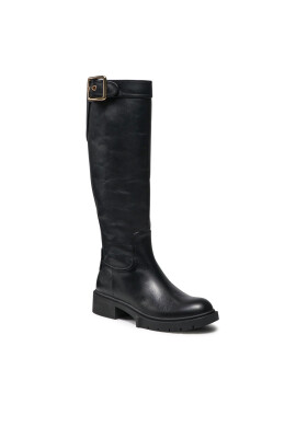 Coach Ботуши Leigh Leather Boot C5835 Черен - Pepit.bg