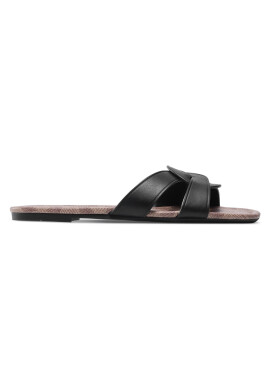 Coach Чехли Essie Leather Sandal C2310 Черен - Pepit.bg