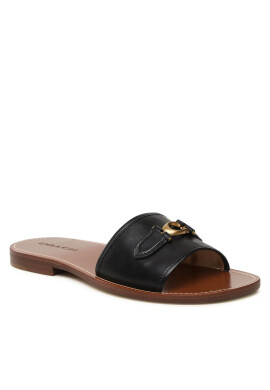 Coach Чехли Ina Leather Sandal CI200 Черен - Pepit.bg