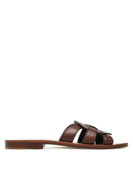 Coach Чехли Issa Leather Sandal CI222 Кафяв - Pepit.bg