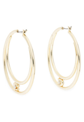Coach Обици C Doubl Hoop Ear C9356 Златист - Pepit.bg