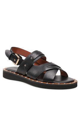Coach Сандали Gemma Leather Sandal C4376 Черен - Pepit.bg