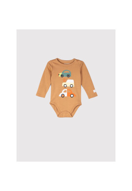 Coccodrillo Детско боди WC2412101BRO Кафяв - Pepit.bg