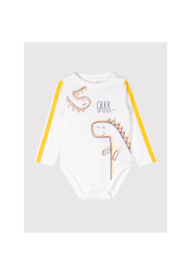 Coccodrillo Детско боди WC2112101BAZ Бял Regular Fit - Pepit.bg