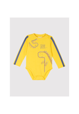 Coccodrillo Детско боди WC2112101BAZ Жълт Regular Fit - Pepit.bg