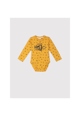 Coccodrillo Детско боди WC2112101SUP Жълт Regular Fit - Pepit.bg