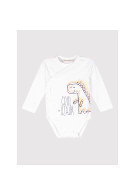 Coccodrillo Детско боди WC2112601BAZ Бял Regular Fit - Pepit.bg