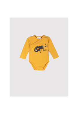 Coccodrillo Детско боди WC2112601SUP Жълт Regular Fit - Pepit.bg
