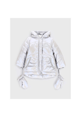 Coccodrillo Пухено яке ZC2152103OGN Сребрист Regular Fit - Pepit.bg