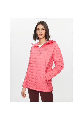Columbia Пухено яке Silver Falls™ Hooded Jacket Червен Regular Fit - Pepit.bg