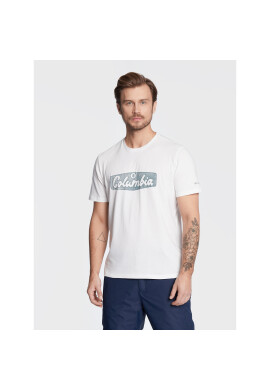 Columbia Тишърт Rapid Ridge Graphic 1888813 Бял Regular Fit - Pepit.bg