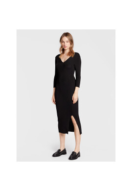 Comma Плетена рокля 2123288 Черен Slim Fit - Pepit.bg