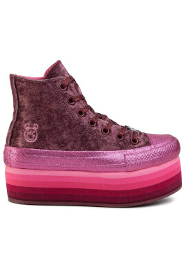 Converse Кецове Ctas Platform Hi 563725C Розов - Pepit.bg