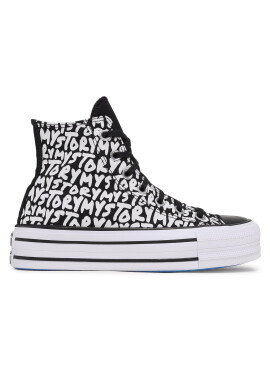 Converse Кецове Cts Double Stack Lift Hi 570321C Черен - Pepit.bg