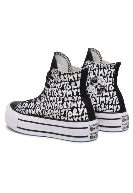 Converse Кецове Cts Double Stack Lift Hi 570321C Черен - Pepit.bg
