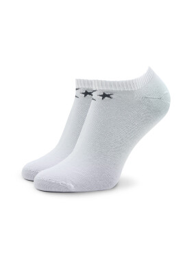 Converse Комплект 3 чифта къси чорапи дамски E751W-3009 Бял - Pepit.bg