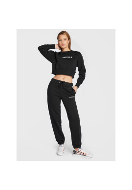 Converse Суитшърт Wordmark 10023716-A01 Черен Regular Fit - Pepit.bg