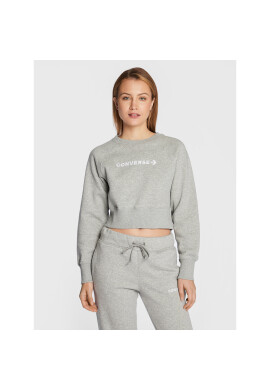 Converse Суитшърт Wordmark 10023716-A02 Сив Regular Fit - Pepit.bg