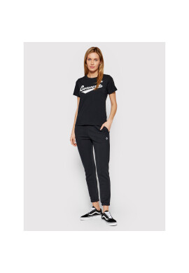 Converse Тишърт 10021940-A02 Черен Standard Fit - Pepit.bg