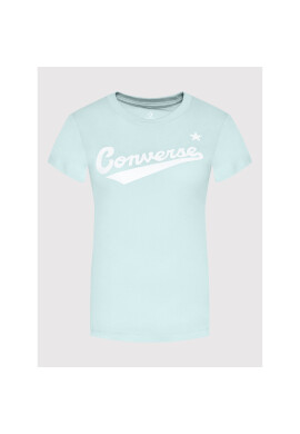 Converse Тишърт 10021940-A07 Син Standard Fit - Pepit.bg
