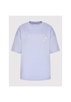 Converse Тишърт 10023207-A02 Виолетов Loose Fit - Pepit.bg