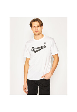 Converse Тишърт Center Front Logo 10018235-A02 Бял Regular Fit - Pepit.bg