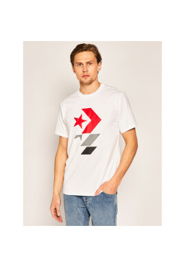 Converse Тишърт Chevron 10017452-A01 Бял Regular Fit - Pepit.bg
