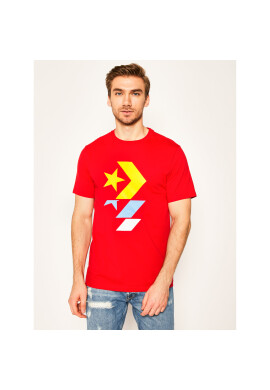 Converse Тишърт Chevron 10017452-A14 Червен Regular Fit - Pepit.bg