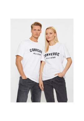 Converse Тишърт Classic Fit All Star Center Front Tee 10024566-A04 Бял Regular Fit - Pepit.bg