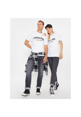 Converse Тишърт Classic Fit All Star Center Front Tee 10024566-A04 Бял Regular Fit - Pepit.bg